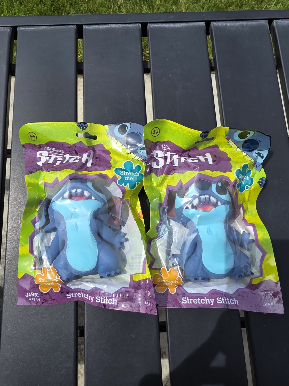 Disney Stitch Stretchy Toy/Squishy/Stretch/Bend/Fidget Set of 2- Blue